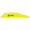 Bohning Alpha Vane Arrow Fletching 2.8" Neon Yellow 100PK - Bohning