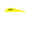 Bohning Heat Vane Arrow Fletching 2.5" Neon Yellow 100PK - Bohning