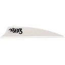 Bohning X3 Vane Arrow Fletching 3" White 36PK - Bohning