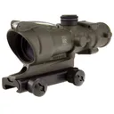 Trijicon ACOG TA31 BAC Rifle Scope 4x 32mm Dual-Illuminated Green Crosshair 223 Remington Reticle with TA51 Flattop Mount Cerakote OD Green - Trijicon