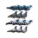 GHG Pro Grade Silhouette Pigeon Decoys 12PK - Ghg