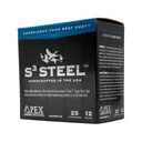 Apex Waterfowl S3 Steel 12 Gauge Ammo 3" BB Steel Shot 1-1/4 oz Case of 250 (10 Boxes of 25) - Apex Ammunition