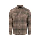 Stone Glacier Men's Timber Butte Snap Long Sleeve Shirt Tarmac Plaid Medium - Stone Glacier