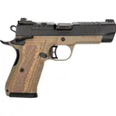 Kimber KDS9C Boot Campaign 9mm Luger Pistol 4.09" Barrel 18+1 Round Black Slide Tan Grip Flat Dark Earth Frame - Kimber