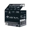 Migra Steel Waterfowl 12 Gauge Ammo 3-1/2" #2 and BB Steel Shot 1-3/8 oz Case of 250 (10 Boxes of 25) - Migra Ammunition