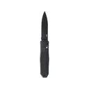CRKT Redemption Compact Pocket Knife 3.28" Spear Point CPM MagnaCut Black PVD Blade G-10 Handle Black - CRKT