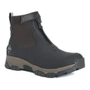 Muck Boots Men's Apex Mid Zip Waterproof Hunting Boots Rubber Dark Brown 8 D - Muck Boots