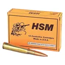 HSM 50 BMG Ammo 690 Grain Full Metal Jacket Box of 10 - Hsm