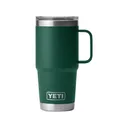 YETI Rambler 20 oz Travel Mug with Stronghold Lid Black Forest Green - Yeti