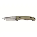Boker Knives Lil Friend Fixed Blade Knife 2" Drop Point 440A Stainless Steel Blade G-10 Handle Olive Drab - Boker