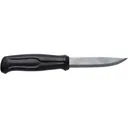 Morakniv 510 AllRound Fixed Blade Knife 3.7" Clip Point Carbon Polished Blade Polymer Handle Black - Morakniv