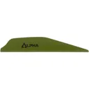 Bohning Alpha Vane Arrow Fletching 2.8" Olive Drab 12PK - Bohning
