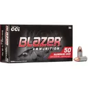 Blazer 9mm Luger Ammo 115 Grain Full Metal Jacket Case of 1000 (20 Boxes of 50) - Blazer