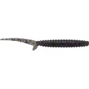 Big Bite Baits Scentsation Thresher Worm 4" Smoke Black Purple Flake - Big Bite Baits