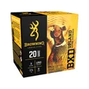 Browning BXD Upland 20 Gauge Ammo 3" #6 Nickel Plated Lead Shot 1-1/4 oz Case of 250 (10 Boxes of 25) - Browning