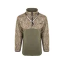 Drake Men's Quarter Zip Refuge Eqwader Jacket Mossy Oak Bottomland Large - Drake