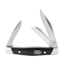 Buck Knives 301 Stockman Pocket Knife 2.875" Clip, Sheepfoot and Spey 420HC Satin Blade Polymer Handle Black - Buck Knives