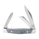 Buck Knives 303 Cadet Pocket Knife 2.5" Clip, Sheepfoot and Spey 420HC Satin Blade Polymer Handle Gray - Buck Knives