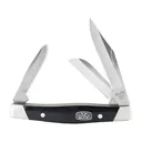 Buck Knives 303 Cadet Pocket Knife 2.5" Clip, Sheepfoot and Spey 420HC Satin Blade Polymer Handle Black - Buck Knives