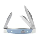 Buck Knives 303 Cadet Pocket Knife 2.5" Clip, Sheepfoot and Spey 420HC Satin Blade Polymer Handle Blue - Buck Knives