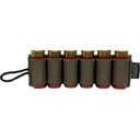 MidwayUSA Shotgun Card with Adhesive Hook & Loop Attachment 6-Round Olive Drab - Midwayusa