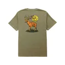 Marsh Wear Men's Buck Fever Short Sleeve T Shirt Vintage Moss Large - Marsh Wear