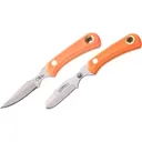 Knives of Alaska Muskrat/Cub Bear Combo Fixed Blade Knife Set MagnaCut Orange - Knives Of Alaska