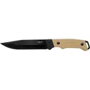 Camillus M26 Fixed Blade Knife 5" Drop Point 3Cr13 Black Blade G-10 Handle Faded Dark Earth (FDE) - Camillus