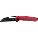 SOG Escape FL Pocket Knife 3" Sheepsfoot 9Cr13CoMoV Black Blade Stainless Steel Handle Red - SOG Knives