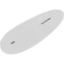 KICK-EEZ Stock Spacer 1/4" White - Kick-Eez