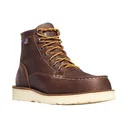 Danner Bull Run Moc Toe 6" Steel Toe Work Boots Leather Brown Men's 15 D - Danner