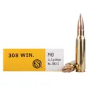 Sellier & Bellot 308 Winchester Ammo 180 Grain Full Metal Jacket Case of 500 (25 Boxes of 20) - Sellier & Bellot
