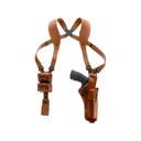 Galco Vertical Shoulder Holster Ambidextrous S&W N Frame 29, 629 6" Leather Tan - Galco
