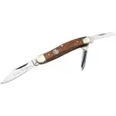 Boker Knives Traditional Series 2.0 Whittler Pocket Knife 3.25" Clip, Sheepfoot and Spey D2 Satin Blade Rosewood Handle Brown - Boker Knives