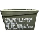 Black Hills 5.56x45mm NATO MK262 Mod1-C Ammo 77 Grain Open Tip Match Ammo Can of 460 - Black Hills
