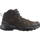 Salomon X Ultra 360 LTR Mid GTX Hiking Boots Leather Dark Earth/Delicioso/Castlerock Men's 9 D - Salomon