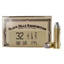 Black Hills Cowboy Action 32 H&R Magnum Ammo 90 Grain Flat Nose Box of 50 - Black Hills