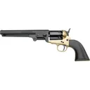 Pietta 1851 Navy US Black Powder Revolver 44 Caliber 7.5" Blued Barrel Brass Frame Black Grip - Pietta