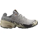 Salomon Speedcross 6 GTX Hiking Shoes Synthetic Gull/White Pepper/Black Men's 8 D - Salomon