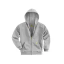 Carhartt Men's Loose Fit Midweight Full Zip Hoodie Heather Gray 2XL Tall - Carhartt