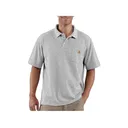 Carhartt Men's Loose Fit Midweight Short Sleeve Pocket Polo Shirt Heather Gray 2XL - Carhartt