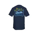 Ducks Unlimited Men's Neon Sign Short Sleeve Crew Neck T Shirt True Navy Large - Ducks Unlimited