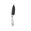 Skallywag Tactical Fireside Pro Fixed Blade Knife 2.75" Drop Point 420 Black PVD Blade G-10 Handle White - Skallywag Tactical
