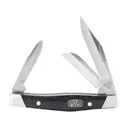 Buck Knives 303 Cadet Pocket Knife 2.5" Clip, Sheepfoot and Spey 420HC Satin Blade Ebony Wood Handle - Buck Knives