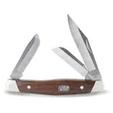 Buck Knives 301 Stockman Pocket Knife 2.875" Clip, Sheepfoot and Spey 420HC Satin Blade Granadillo Handle - Buck Knives
