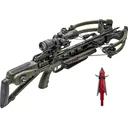 TenPoint Venom X Crossbow with Pro-View 400 Scope ACUslide Moss Green with Nemesis Broadheads - TenPoint
