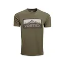 Vortex Optics Men's Peakline Short Sleeve Crew Neck T Shirt Military Heather XL - Vortex