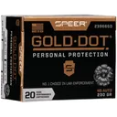 Speer Gold Dot 45 ACP Ammo 230 Grain Bonded Jacketed Hollow Point Case of 200 (10 Boxes of 20) - Speer