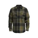 Smartwool Men's Anchor Line Shirt Jacket Winter Moss Plaid Large - Smartwool