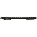 Precision Hardcore Gear Tru Level 1-Piece 20 MOA Elevated Picatinny Scope Base Remington 700 Long Action with Integral Bubble Level Matte Black - Precision Hardcore Gear
